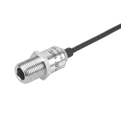 Sensor suhu NTC aluminium dengan impedansi output 0,4 Ohm dan kisaran batas overload 150 % F.S.