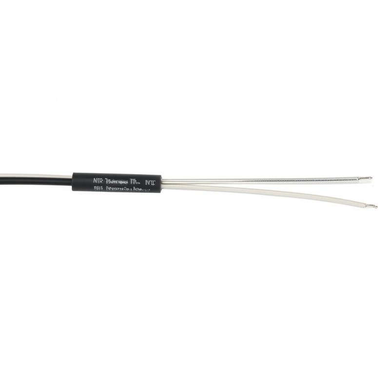 B Toleransi 1% Sensor suhu NTC dengan panjang timbal 30 mm dan 150 % F.S kisaran batas overload